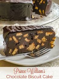 Spread the cocoa icing over it and repeat this untill the last biscuit. Prince William S Chocolate Biscuit Cake Fit For A Royal