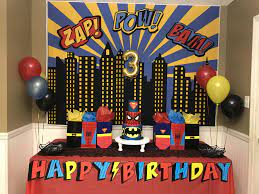 I also wanted to share these printables for free, as they were such a big hit at the party. Cake Table For Batman Spider Man Superman Superhero Birthday Party Superhero Birthday Party Superman Birthday Party Marvel Birthday Party