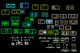 بلوكات أفران و أحواض اتوكاد Dwg