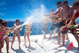 Are You Ready For Ultimate Champagne Showers Yacht Week Boat Party Yacht