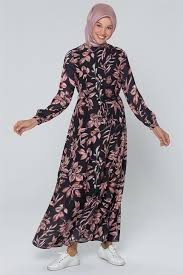 Armine Cicek Desenli Elbise Kiremit Armine Elbise Modelleri Elbise Elbise Modelleri The Dress