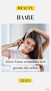 diese frisur schneiden sich gerade alle frauen selbst zu hause in 2021 frisuren frisuren schneiden haare selber schneiden