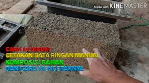 Batako ringan ini mempunyai berat jenis kali ini saya akan berbagi tips tentang cara membuat batako ringan dan kuat. Cara Membuat Cetakan Bata Ringan Manual Youtube