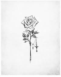 A Imagem Pode Conter Desenho E Planta Tattoos Rose Drawing Tattoo Rose Tattoos