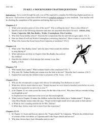 TKAM chapter questions - Sydenham High School