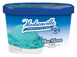 Blue Moon Sky Blue Ice Cream With A Blue Flavor To Match Blue Moon Ice Cream Ice Cream Companies Flavor Ice