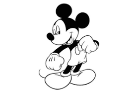 Mickey Mouse Para Colorear Con Ejemplo