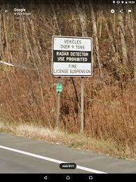 Radar detectors are legal in ny. Radar Detectors Illegal In Ny State Sign Radar Detector Countermeasure Forum