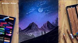 how to draw the sky with soft pastels drawing sky soft pastel art