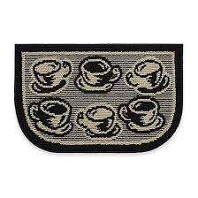 Great savings & free delivery / collection on many items. Structures Coffee Rush Textured Loop 18 Inch X 30 Inch Wedge Kitchen Mat In Black Kitchen Rugs And Mats Kitchen Rug Kitchen Area Rugs