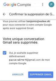Gmail Comment Supprimer Un Compte De Messagerie