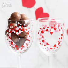 You'll need some string, paint, and potentially a tool to break the dead branches to get the. How To Paint Wine Glasses Diy Valentine S Day Wine Glasses