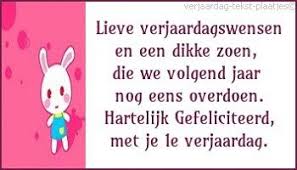 Verjaardag Tekst Plaatjes 1 Jaar