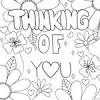 You are viewing some thinking of you sketch templates click on a template to sketch over it and color it in and share with your family and friends. 1