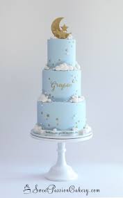 Twinkle Twinkle Little Star Cake Sweet Passion Cakery Baby Shower Cakes For Boys Baby First Birthday Cake Blue Baby Shower Cake