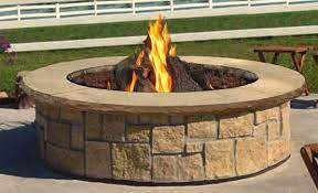 These come as wood fire pits but can be converted to outdoor gas fire pits, however, there is no conversion kit included. Stone Age Manufacturing 48 Inch Large Round Outdoor Fire Pit Kit