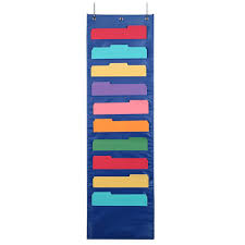 Polyester Hanging File Folders Pocket Chart Cascading Organizer Buy Polyester Pockets File System Scholastic Durable Office Pocket Chart File