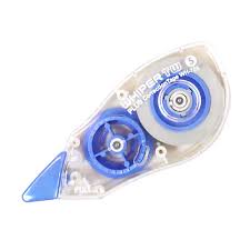 Its handy size is suitable for storing in pockets and pencil cases. Plus Correction Tape Push Pull 5mm X 12m Blue Officeworks