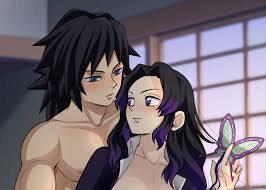 Shinobu and Giyuu 💜💙+ bonus🍈🍈 😏Full pics on my twitter: @ackerbangbang  – @mydearestshinobu on Tumblr