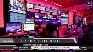Download over 1561 free after effects templates! News Lower Third Ticker After Effects Template Free Template Shop