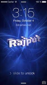 11 3d Images For Rajput Name Wallpaper My Name Wallpaper Name Photo