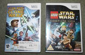 Wii Star Wars Games Lego The Complete Saga Clone Wars Green Lightsaber Bundle Star Wars Games Star Wars Toys Lego Star Wars