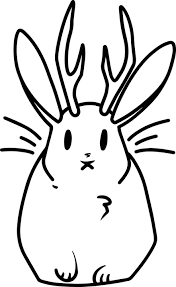 Bartender pedro shanahan pours a. Jackalope Rabbit Line Art Free Vector Graphic On Pixabay