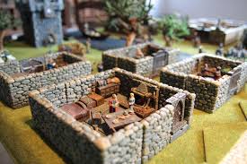 Room Village Table Dwarven Forge Rpg Terrain Diorama 28mm Figurines Miniatures Med Billeder