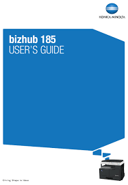 Download the latest drivers and utilities for your konica minolta devices. Konica Minolta Bizhub 185 User Manual Pdf Download Manualslib