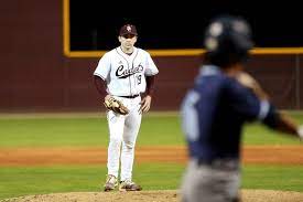 Strong, athletic player whom perfect game timed at 6.89 in the 60. Benedictine Pitcher Vanderbilt Signee Carter Holton Perfect Baseball Game