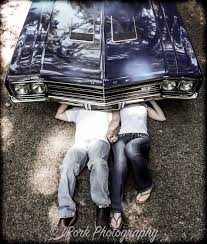 engagement photos with muscle car buick car engagement photos engagement photos car themed wedding