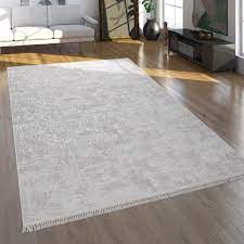 Edler plüsch teppich kunstfell weich pelz badematte badeteppich home deko teppichboden fellimitat bettumrandung wohnzimmer bettvorleger hochflor shaggy teppich flauschig glänzend modern hochwertig in hellgrau, grösse. Teppich Kurzflor Teppich Fur Wohnzimmer Im Kaufland De