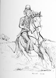 Pause as you need to and practice your drawing and sketching skills. A Man Riding A Horse By Default03 On Deviantart