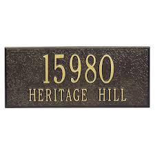 Make your mailbox address numbers stand out with our easy to use peel and stick number custom house number name sign, reflective mailbox plaque, 2 sided, personalized name plate, mailbox. Whitehall Products Personalized Bronze Mailbox Side Plaque 1425og The Home Depot