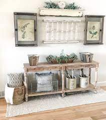 My Five Home Decor Essentials Sideboard Decor Farmhouse Entryway Country House Decor