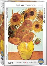 Vincent van gogh vase with cornflowers and poppies art print. Vase With Twelve Sunflowers Jigsaw Puzzle By Vincent Van Gogh At Eurographics