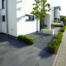 Umbriano Platten Zufahrt 0759 Vorgarten Moderne Gartenentwurfe Vorgarten Design