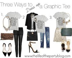 Follow The Life Of The Party Fashion Graphic Tee Outfits Graphic Tee Outfit Fall