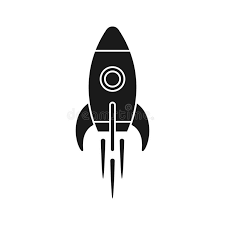 Rocket Flying Graphic Black Icon Rocket Icon Flying Spaceship Sign Spacecraft Affiliate Icon Fl Vector Illustration Graphic Illustration Rockets Logo
