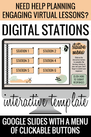 Digital Learning Stations Google Slides Distance Learning Learning Stations Digital Learning Distance Learning