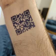 Simply put, the use of barcode tattoos in futuristic settings, particularly of the dystopian flavor. I Got A Qr Code Tattoo Further Reading
