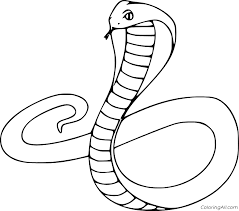 Baby animals coloring pages free pictures | fun kid stuff. Very Easy Cobra Coloring Page Coloringall