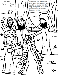 Bible story sheets are intended to: Coloring Pages Josephs Coat Of Many Colors Coloring Page