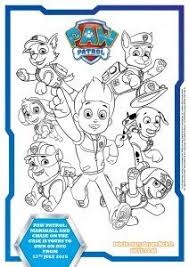 Paw patrol skye coloring page from paw patrol category. Free Paw Patrol Colouring Books Activity Sheets Kiddycharts