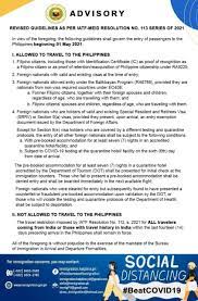 Effective june 16, 2021, and notwithstanding the provisions of the omnibus guidelines on the implementation of community quarantine in the the iatf directs the national golf association of the philippines (ngap) to cease and desist in the expansion of permissible accessory activities in. Travel Advisory Of The Bureau Of Immigration On The Revised Guidelines As Per Iatf Meid Resolution No 113 Series Of 2021 Effective On 01 May 2021