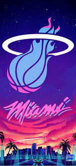 There is so much miami culture happening throughout, as well as photos of players doing crazy things. Miami Heat Wallpaper Lila Violett Schriftart Illustration Grafikdesign Grafik Erfundener Charakter Kunst 1227748 Wallpaperkiss