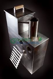 Stainless Steel Internal Wood Burning Hot Tub Heater Hottub Heater Woodburning Badezuber Badefass Badewanne Garten