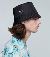 Logo Tab Bucket Hat Prada Mytheresa