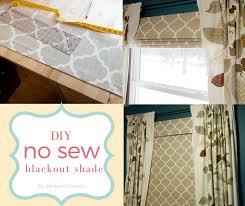 Not only are these great for privacy at night but they also serve as insulation during hot days or chilly nights… as well as general safety from any creepers! No Sew Diy Blackout Shade No Sewing Skills Needed