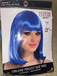 NIP Michele’s Collection Turquoise DELUXE PEGGY SUE Wig Franco Costume  Culture